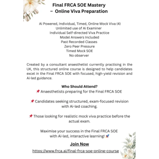 test_FRCA.Ai - Final FRCA SOE – Online Viva Preparation