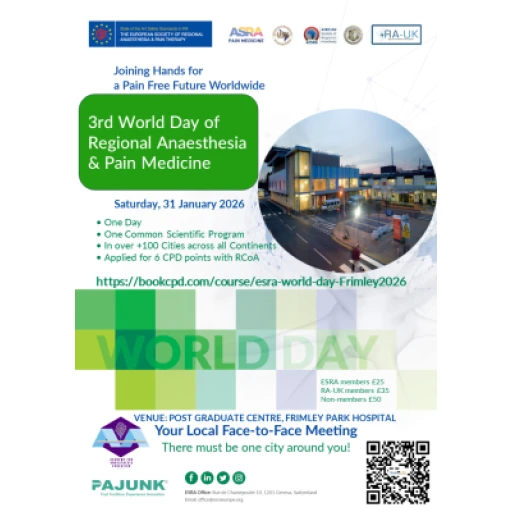 Frimley - 3rd ESRA World Day of Regional Anaesthesia