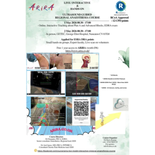 ARiRA - Live Model Interactive Regional Anaesthesia Course