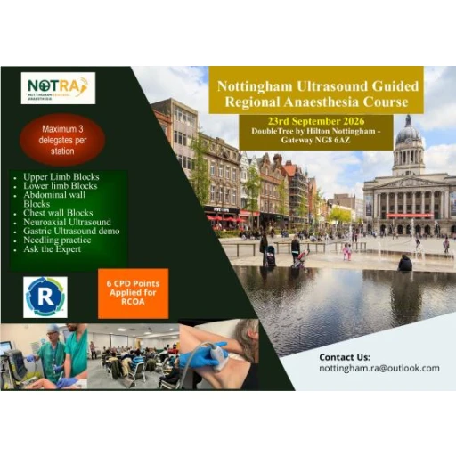 Nottingham Ultrasound Guided Regional Anaesthesia Course